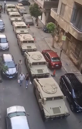 <strong>لقطات من تصوير فيلم تحقيق من الرئيس عن صدام حسين في شوارع القاهرة</strong>