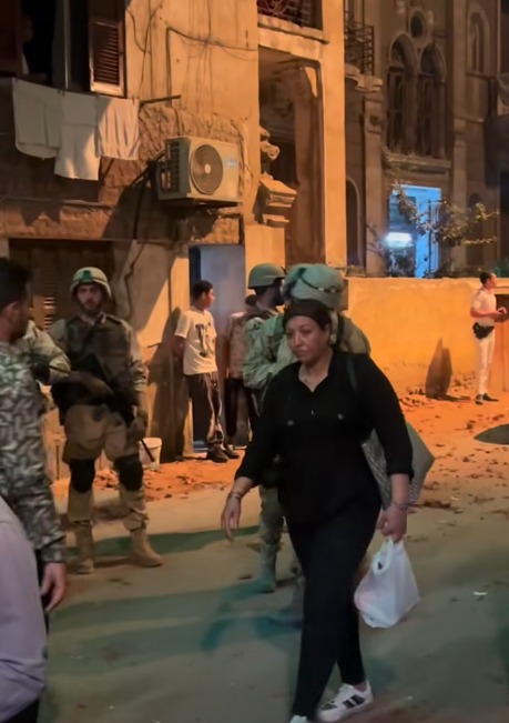 <strong>لقطات من تصوير فيلم تحقيق من الرئيس عن صدام حسين في شوارع القاهرة</strong>