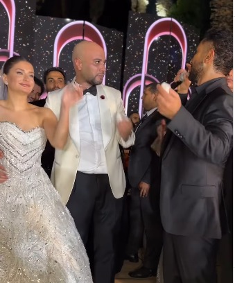 <strong>حفل زفاف حاتم صلاح بقصر محمد علي باشا بحضور نجوم الفن</strong>