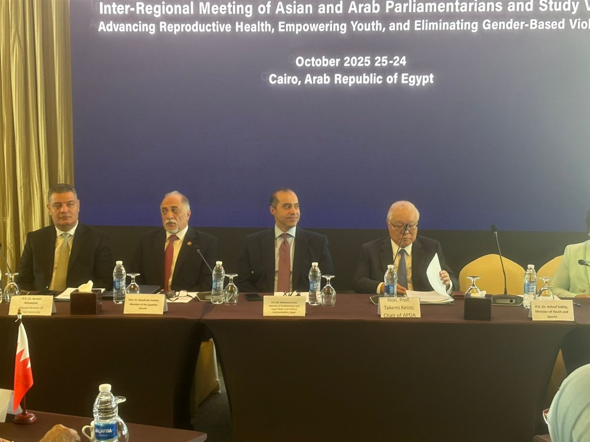Social Solidarity participates in the activities of the opening session of the Arab-Asian Parliamentarians Forum 