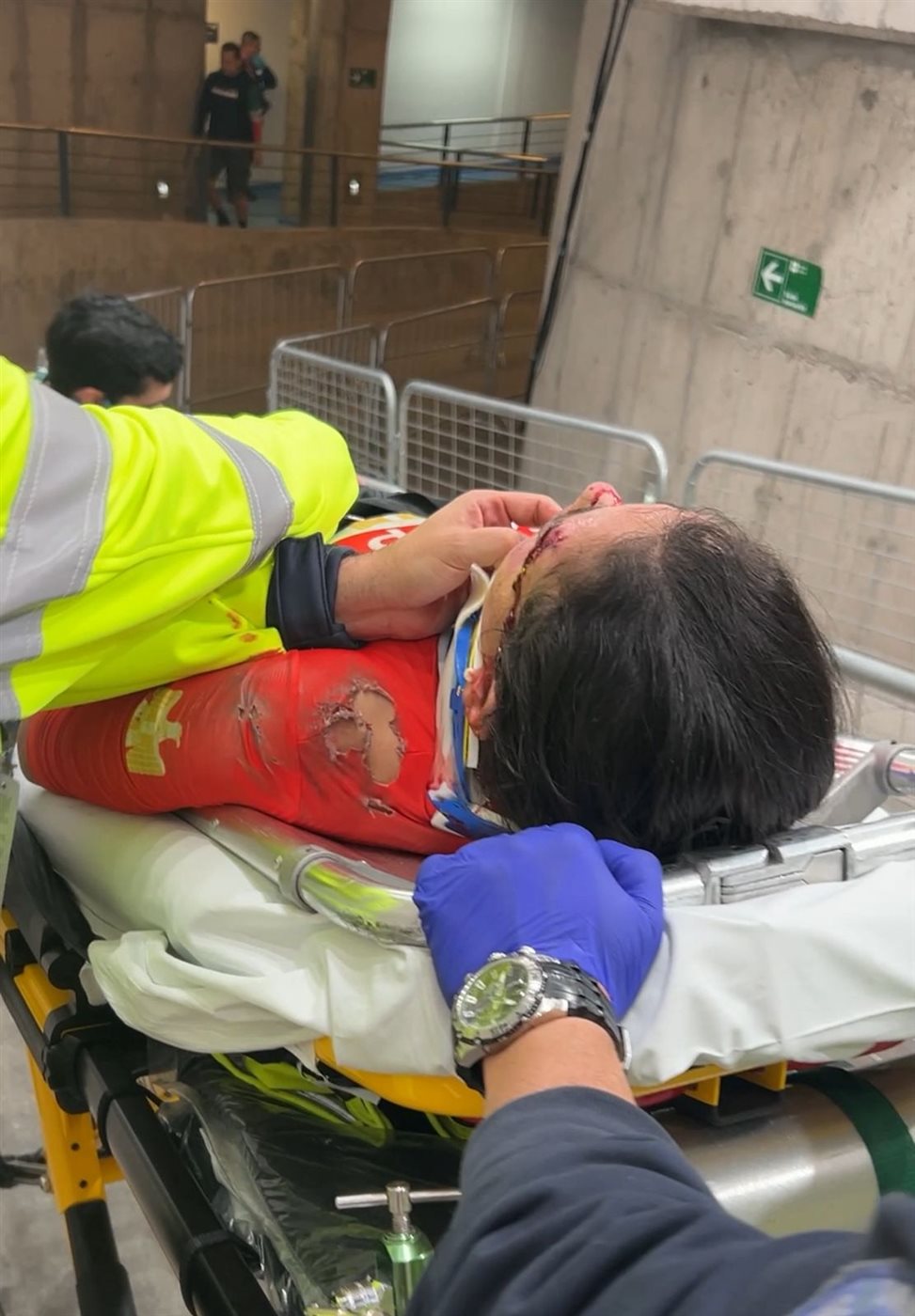 إصابة  ابتسام زايد