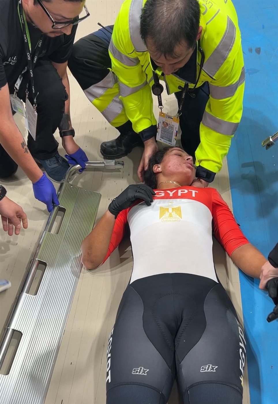 إصابة  ابتسام زايد