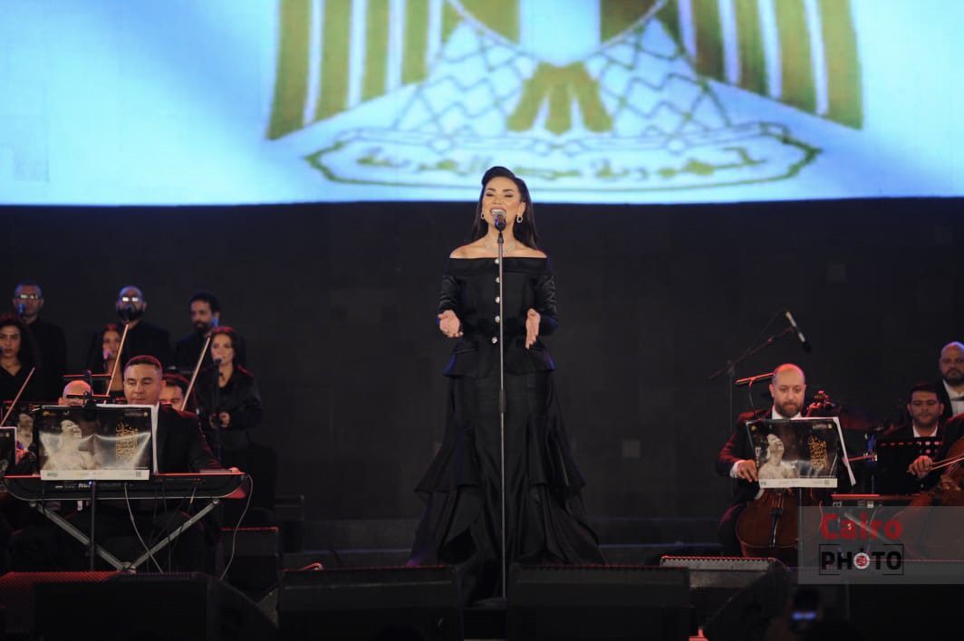 مي فاروق تتألق في حفلها بمهرجان الموسيقى العربية
