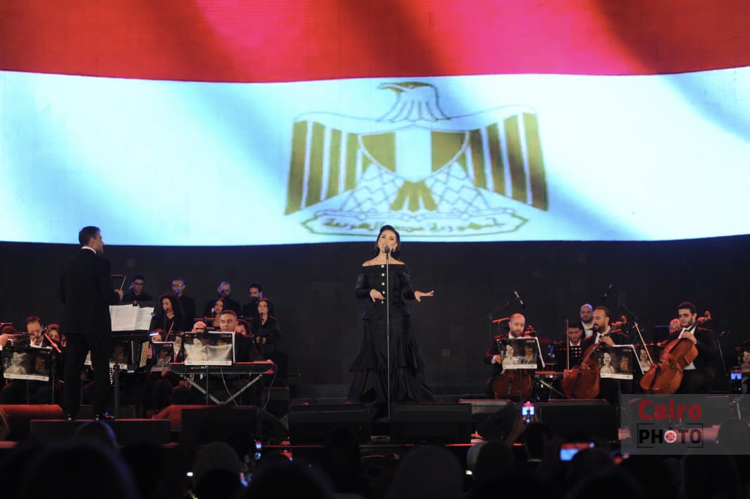 مي فاروق تتألق في حفلها بمهرجان الموسيقى العربية