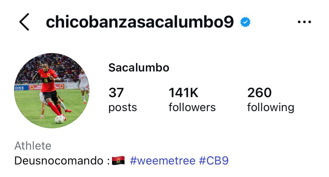 حساب شيكو بانزا على انستجرام