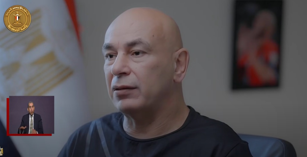  حسام حسن  من الـ فيلم تسجيلي بـ احتفالية وطن السلام