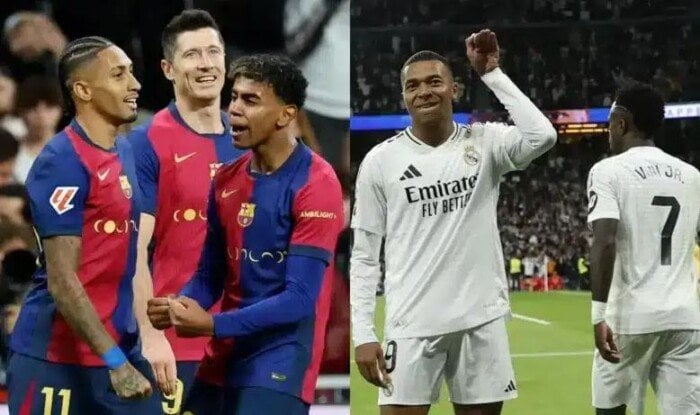 موعد مباراة ريال مدريد وبرشلونة اليوم في قمة الدوري الإسباني 2025/2026 والمعلق