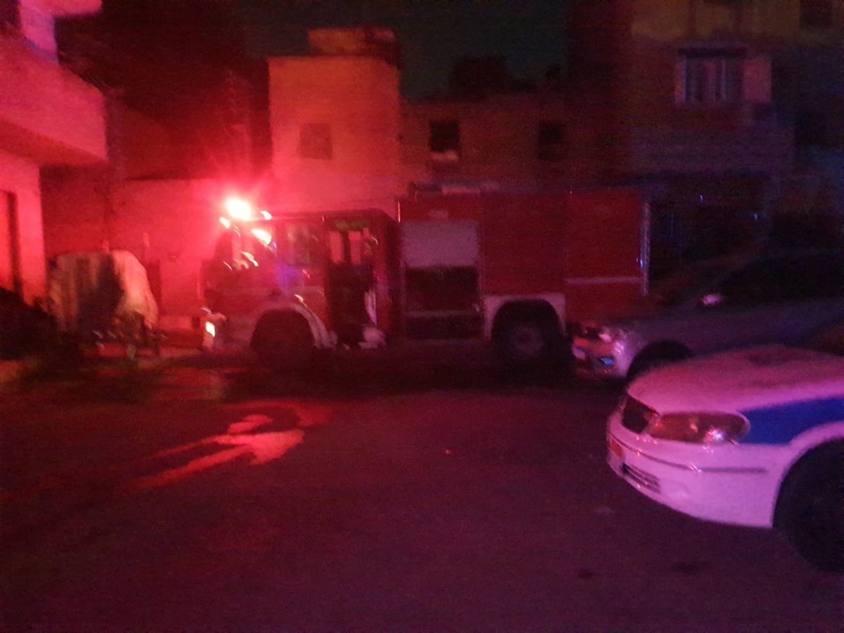 حريق في منزل بالطوب اللبن في الأقصر 