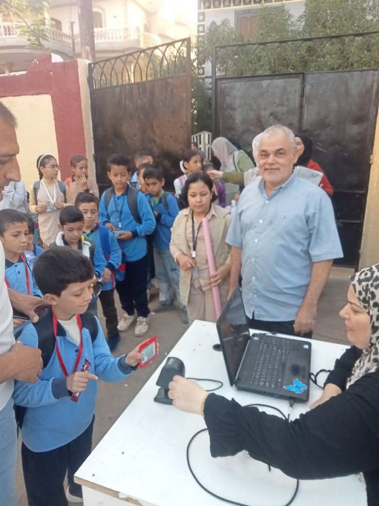 بداية تطبيق منظومة الغياب الإلكتروني في المدارس الإبتدائية بالباجور 