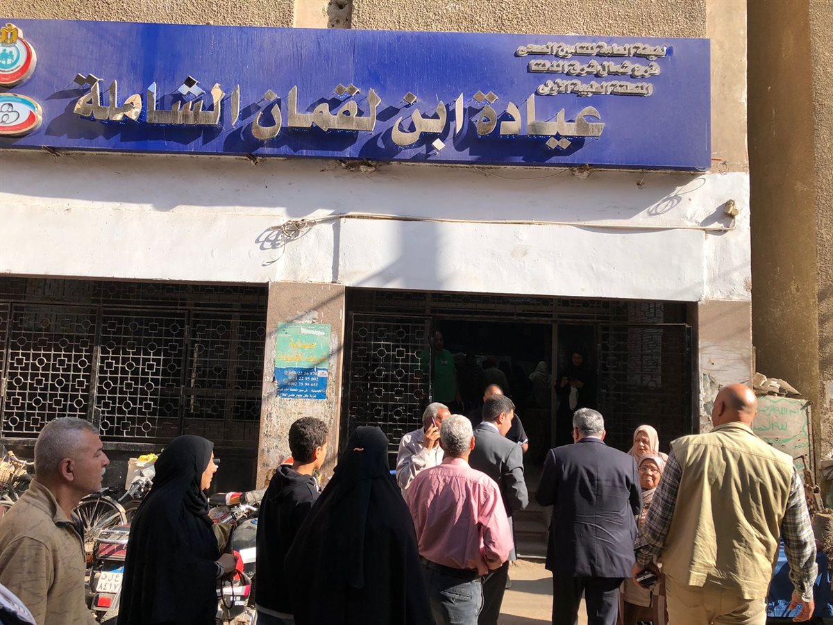 محافظ الدقهلية في زيارة مفاجئة لعيادة ابن لقمان