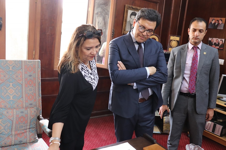 جانب من جولة وزير الثقافة