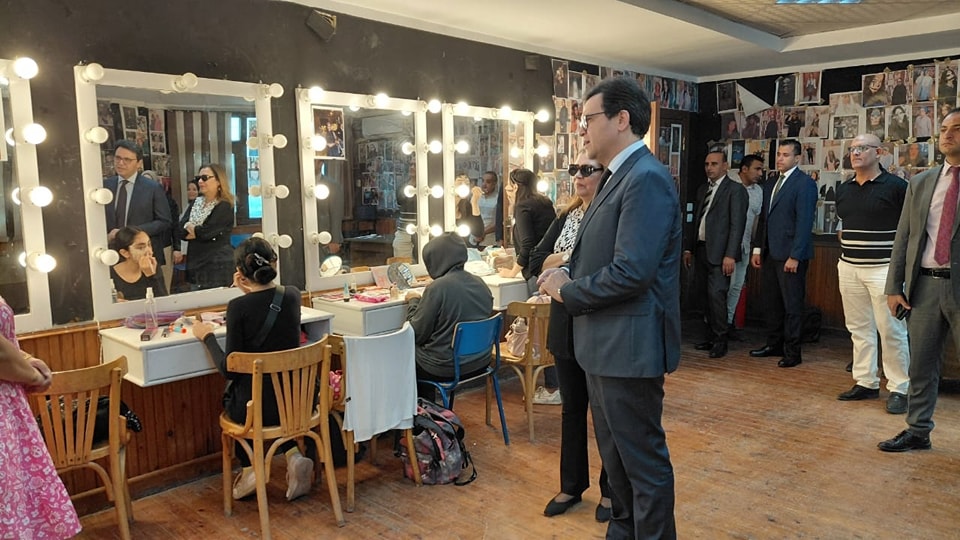 جانب من جولة وزير الثقافة