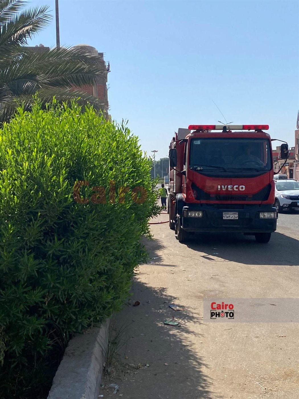 حريق هائل يلتهم كافتيريا بالأقصر