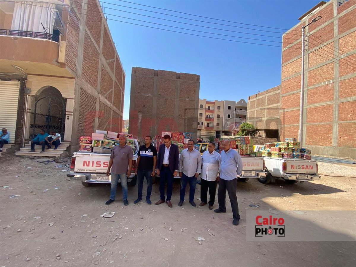 تموين الأقصر يضبط 1000 كرتونة مقرمشات مجهولة المصدر 