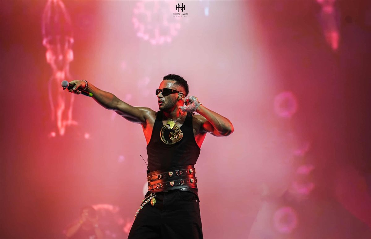 لقطات من حفل محمد رمضان في دبي 