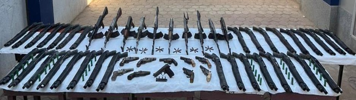 المتهمين والمضبوطات 