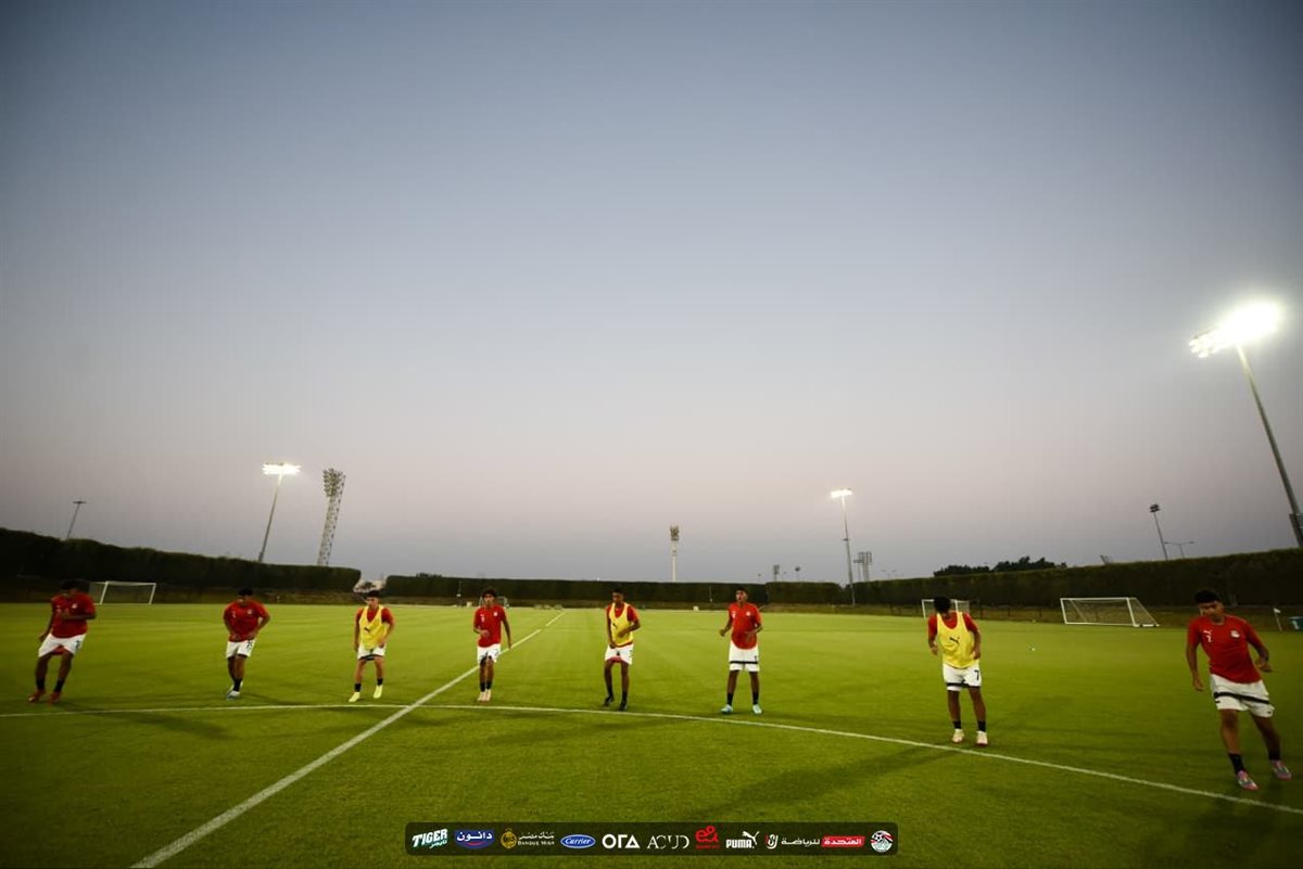 مران منتخب الناشئين اليوم استعدادا لودية قطر قبل كأس العالم