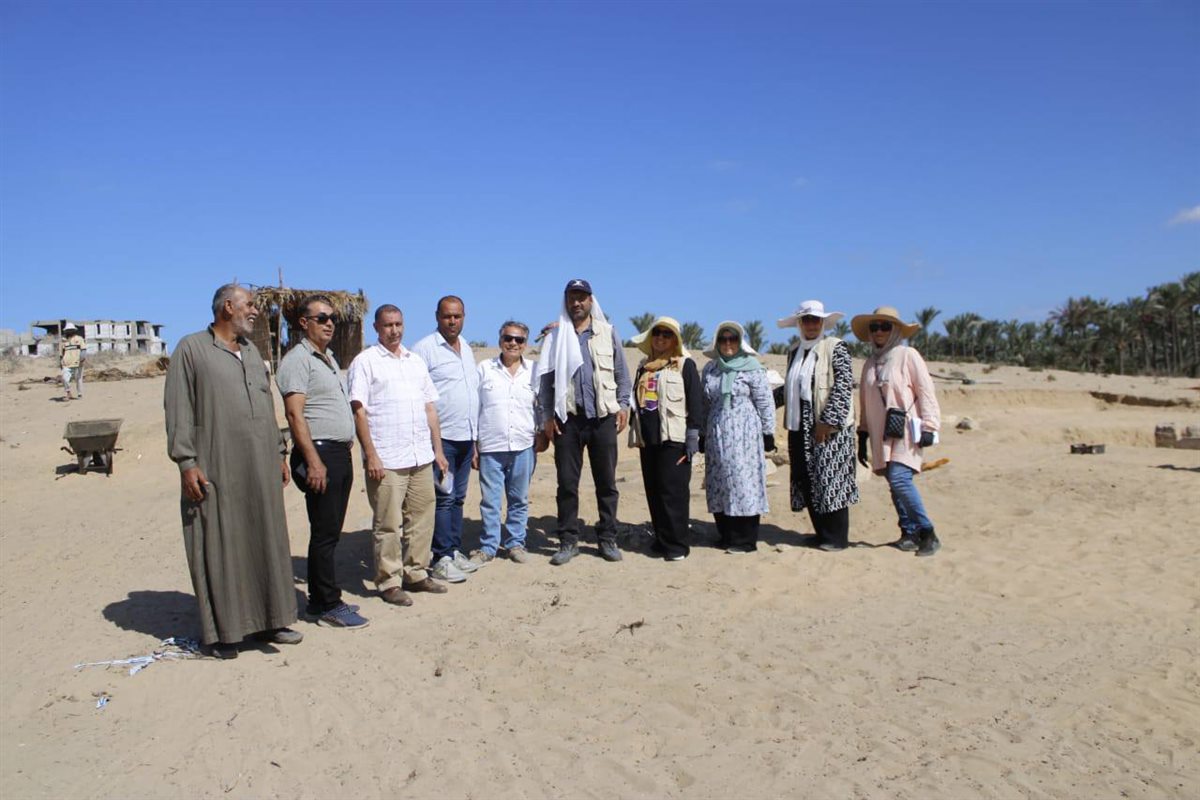  بعثة تل الدير تواصل التنقيب عن تراث دمياط العريق