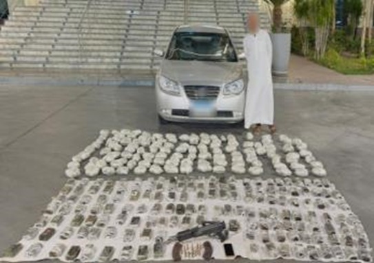 المتهمين والمضبوطات