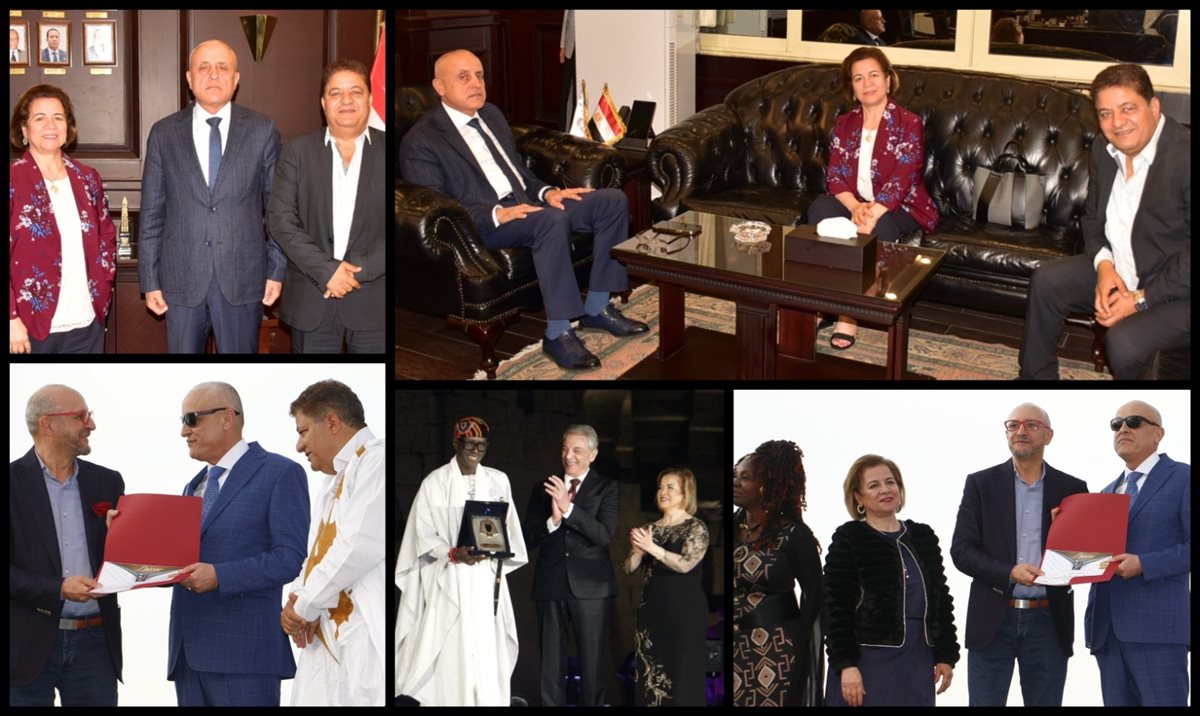 محافظ الأقصر يلتقي ادارةً مهرجان الأقصر للسينما الأفريقية 