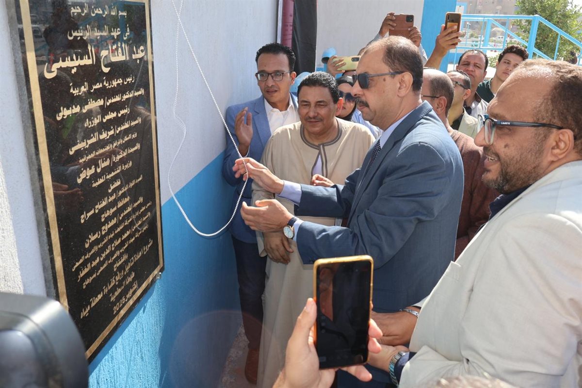 افتتاح محطة طهطا 