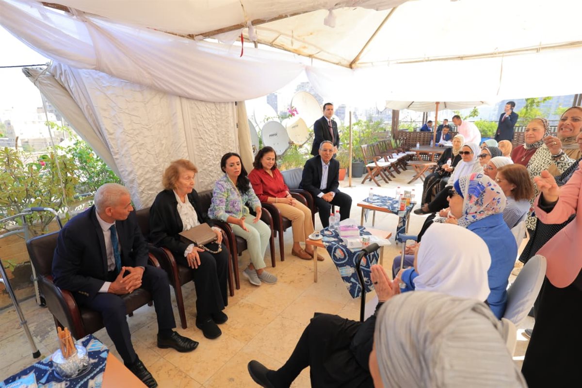 وزيرة التضامن تفتتح وحدة العلاج الطبيعي بدار الهنا لرعاية المسنين في الجيزة