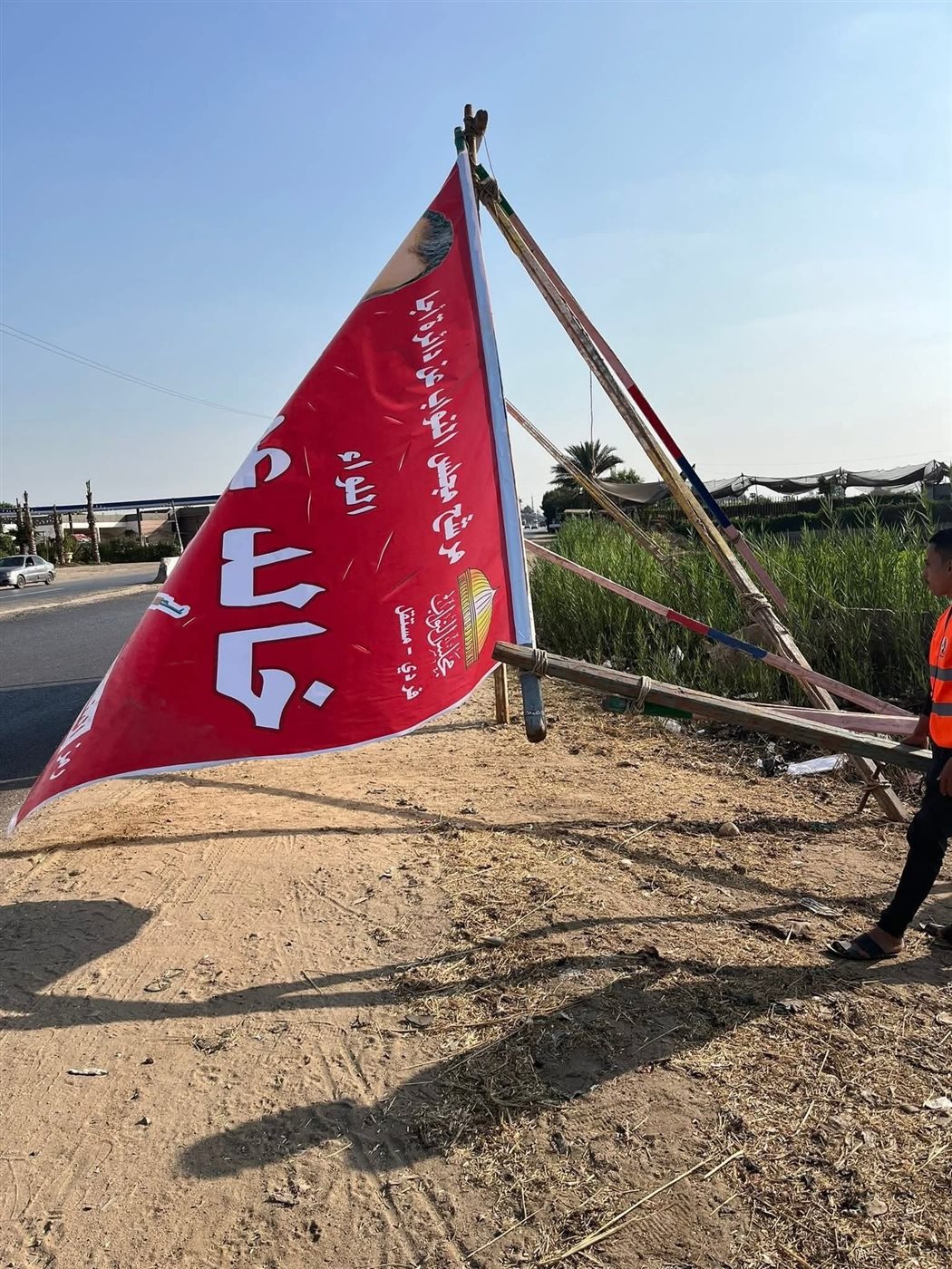 إزالة الدعاية الانتخابية للمرشحين لمجلس النواب بالدقهلية