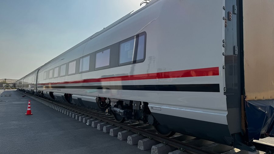 وصول قطار فيلارو مصر إلى معرض ومؤتمر النقل الذكي واللوجستيات والصناعة TransMEA