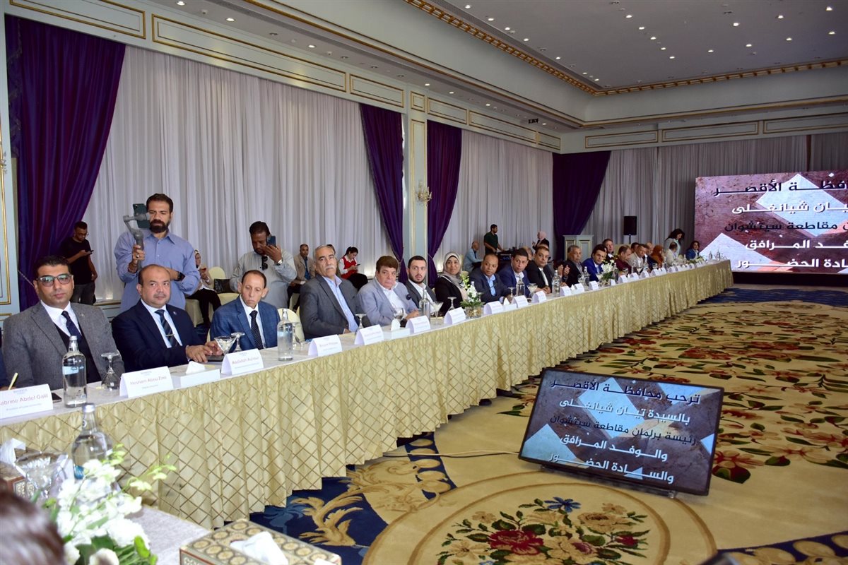 محافظ الأقصر والوفد الصيني&nbsp;