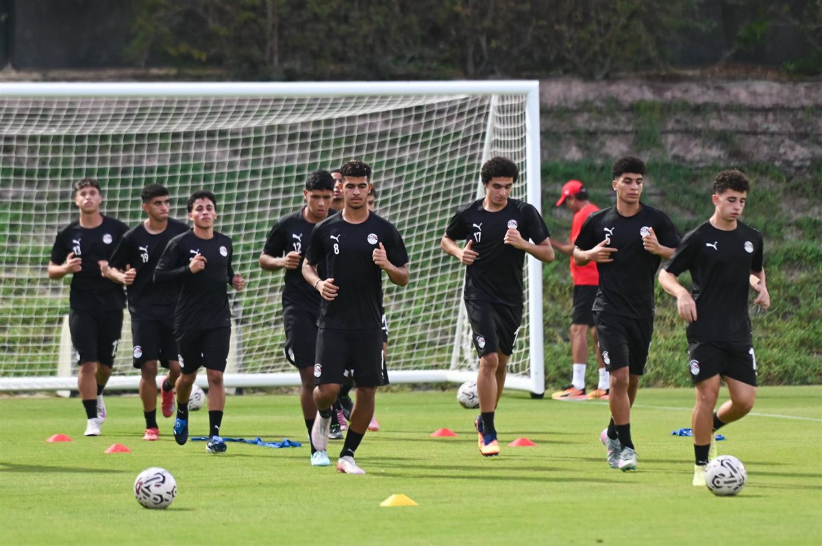 مران منتخب مصر تحت 17 عامًا
