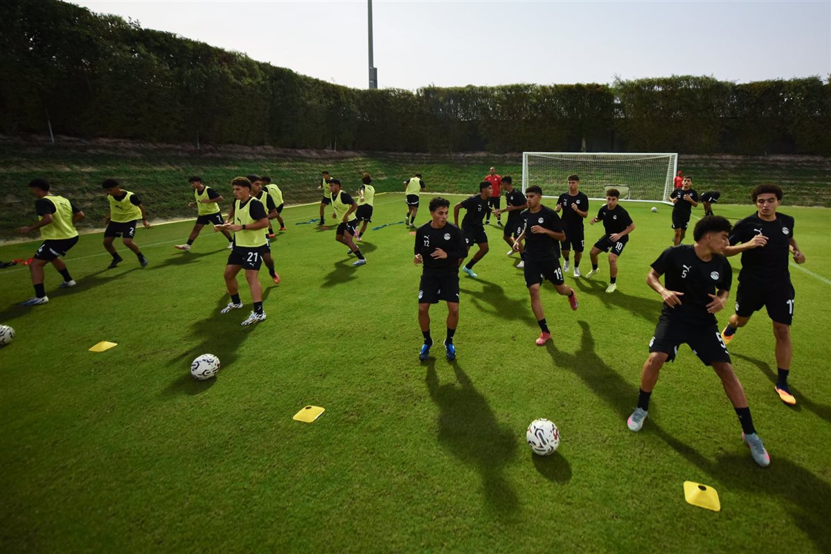 مران منتخب مصر تحت 17 عامًا