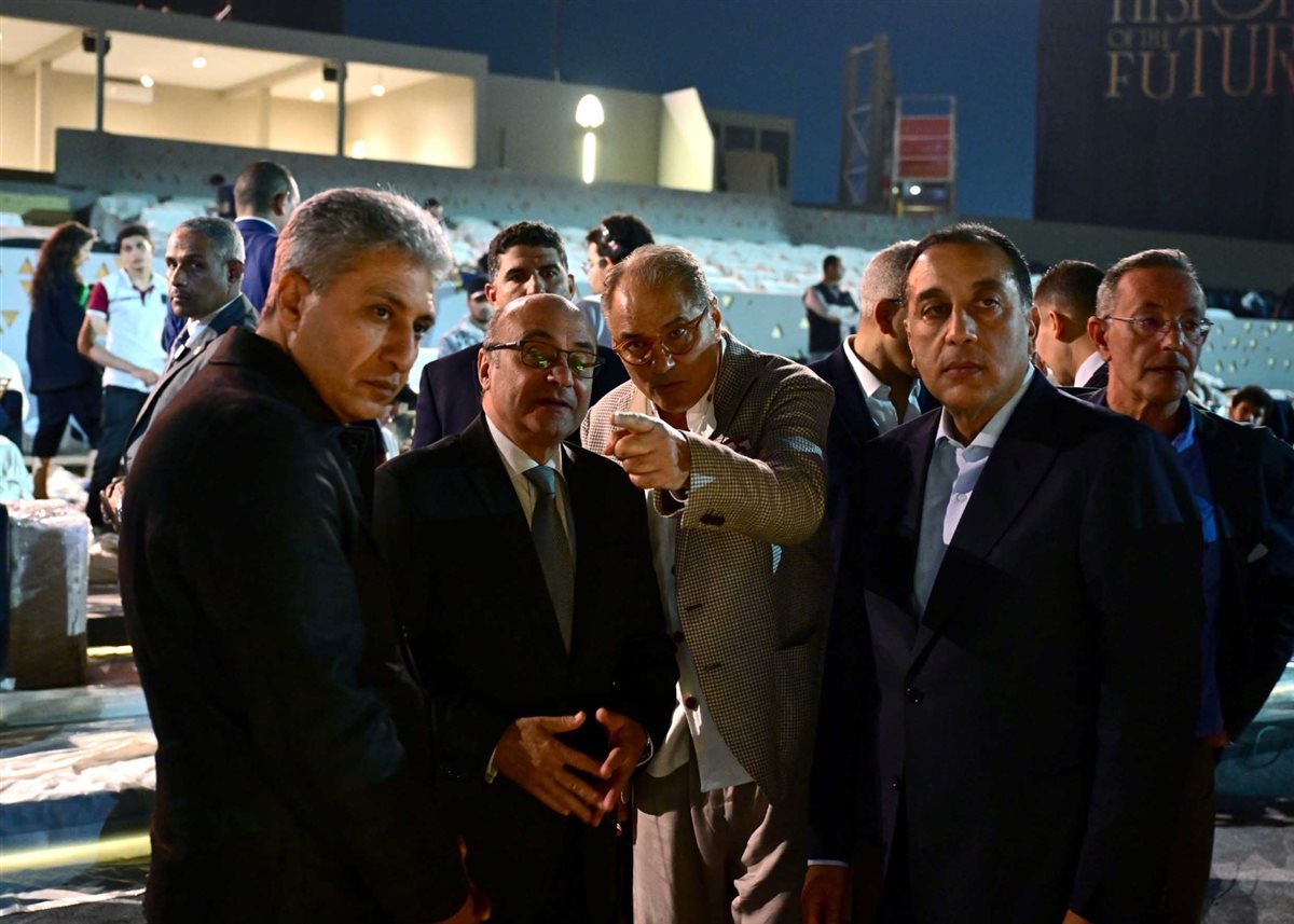 رئيس الوزراء خلال زيارته للمتحف المصري الكبير