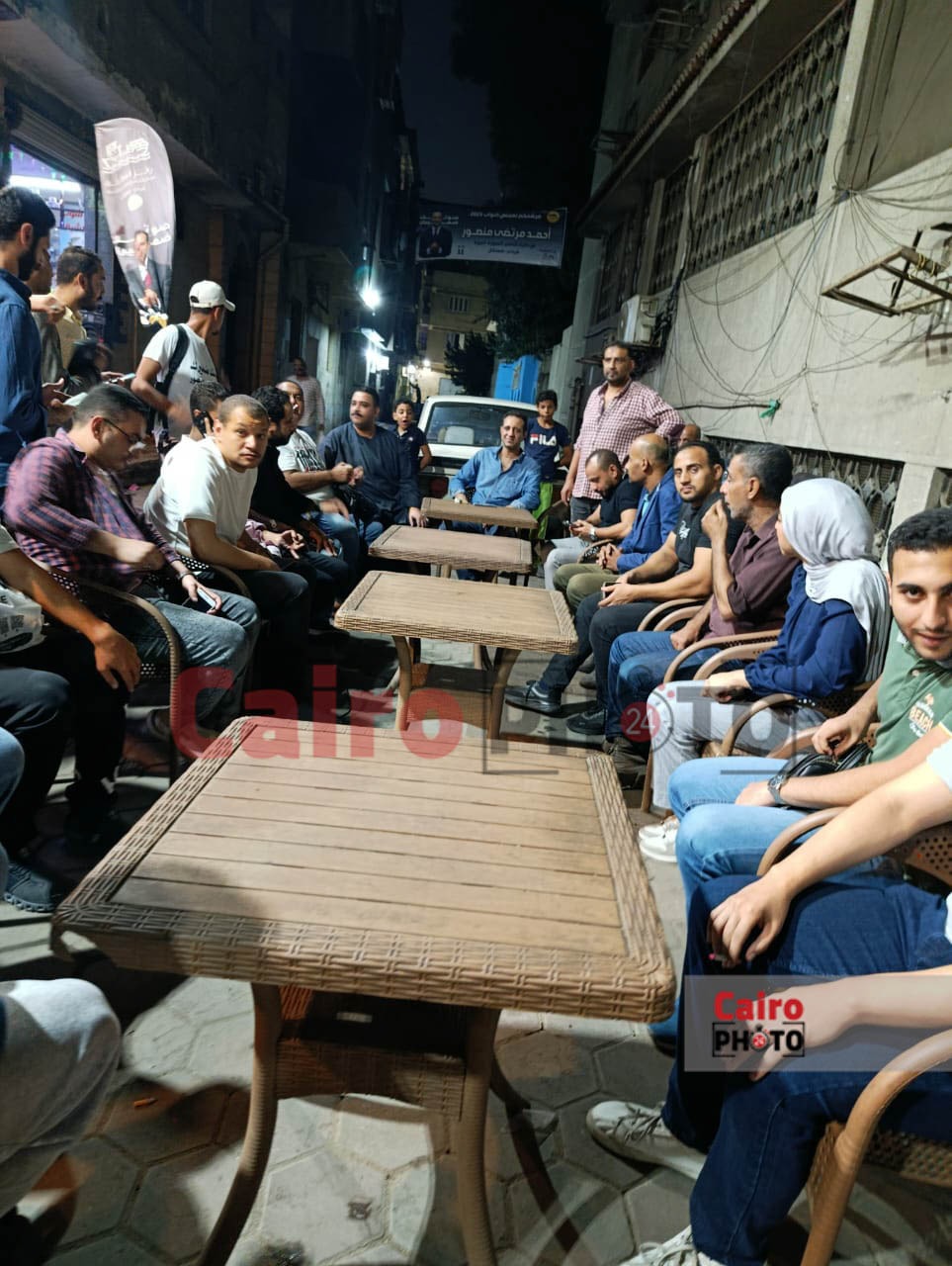 استقبال حاشد لأحمد مرتضى منصور خلال جولته الانتخابية بالجيزة