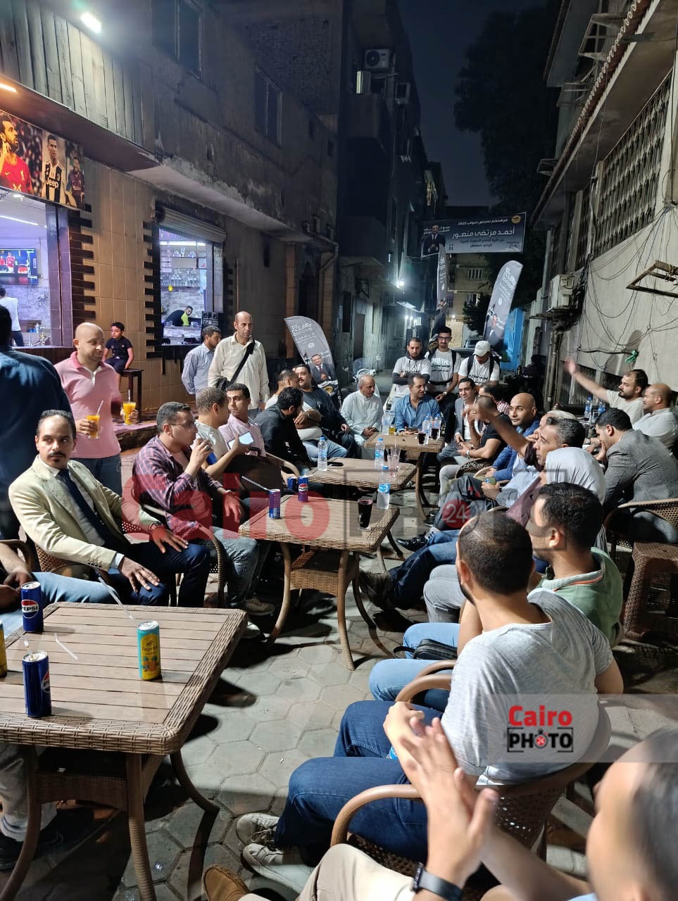 استقبال حاشد لأحمد مرتضى منصور خلال جولته الانتخابية بالجيزة