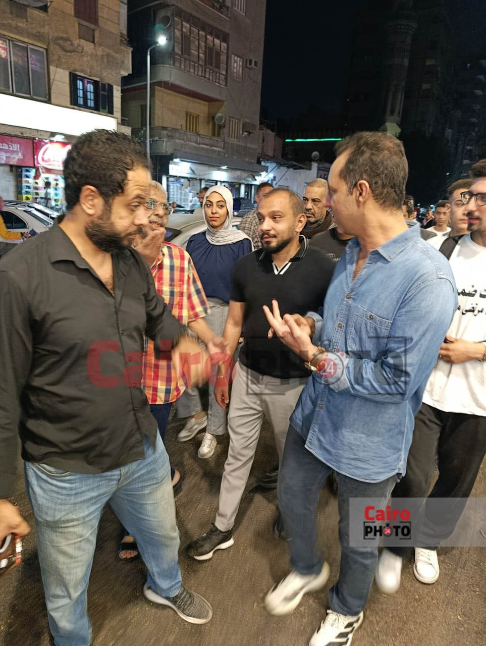 استقبال حاشد لأحمد مرتضى منصور خلال جولته الانتخابية بالجيزة