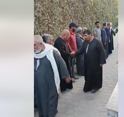 بدء عزاء المصور الصحفي كيرلس بواحة ببرقاش