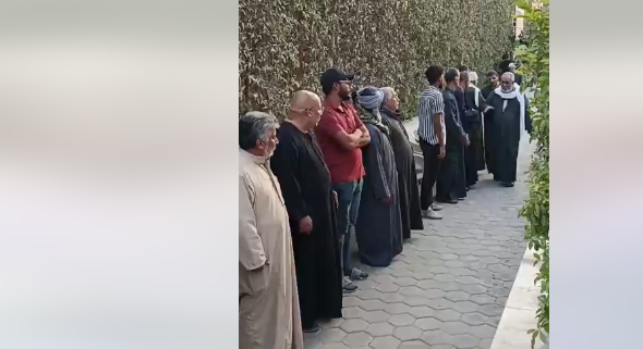 بدء عزاء المصور الصحفي كيرلس بواحة ببرقاش