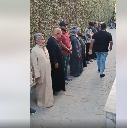 بدء عزاء المصور الصحفي كيرلس بواحة ببرقاش