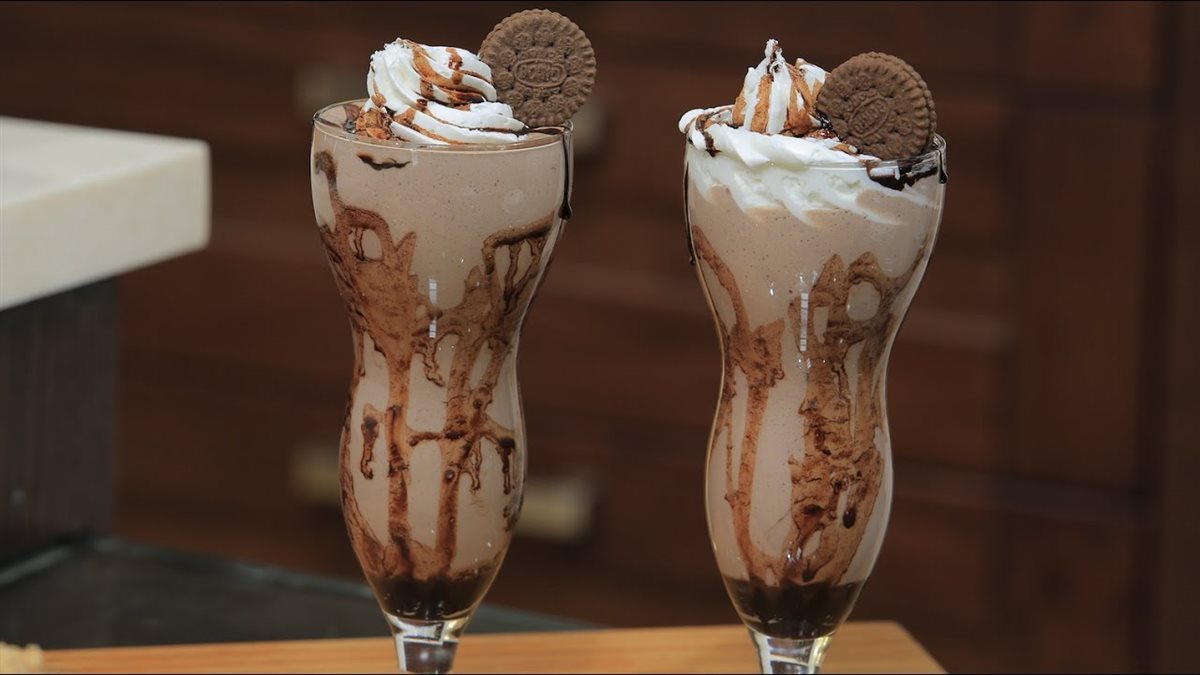 طريقة عمل ميلك شيك اوريو