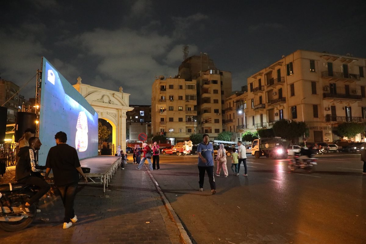 إقامة شاشة عملاقة بالأسمرات لعرض حفل افتتاح المتحف المصري الكبير