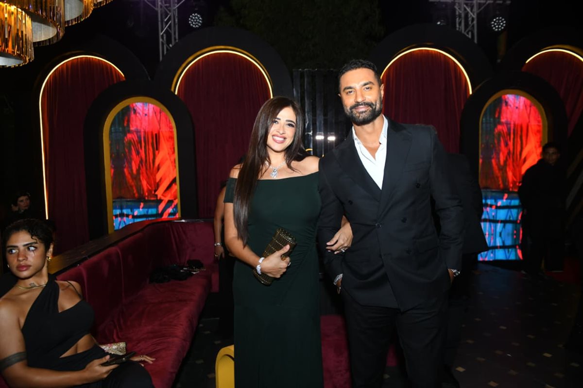 <strong>نجوم الفن في حفل زفاف المخرج هادي الباجوري وهايدي خالد</strong>