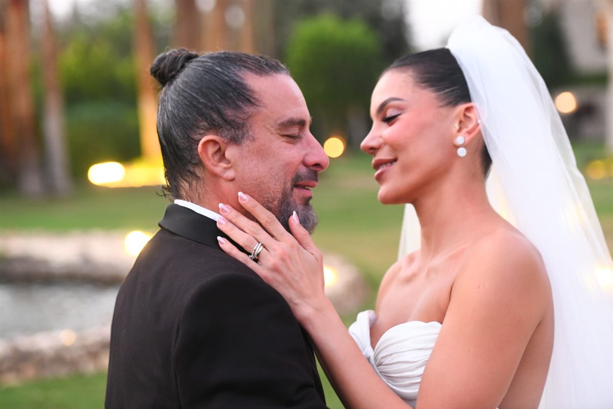 <strong>نجوم الفن في حفل زفاف المخرج هادي الباجوري وهايدي خالد</strong>