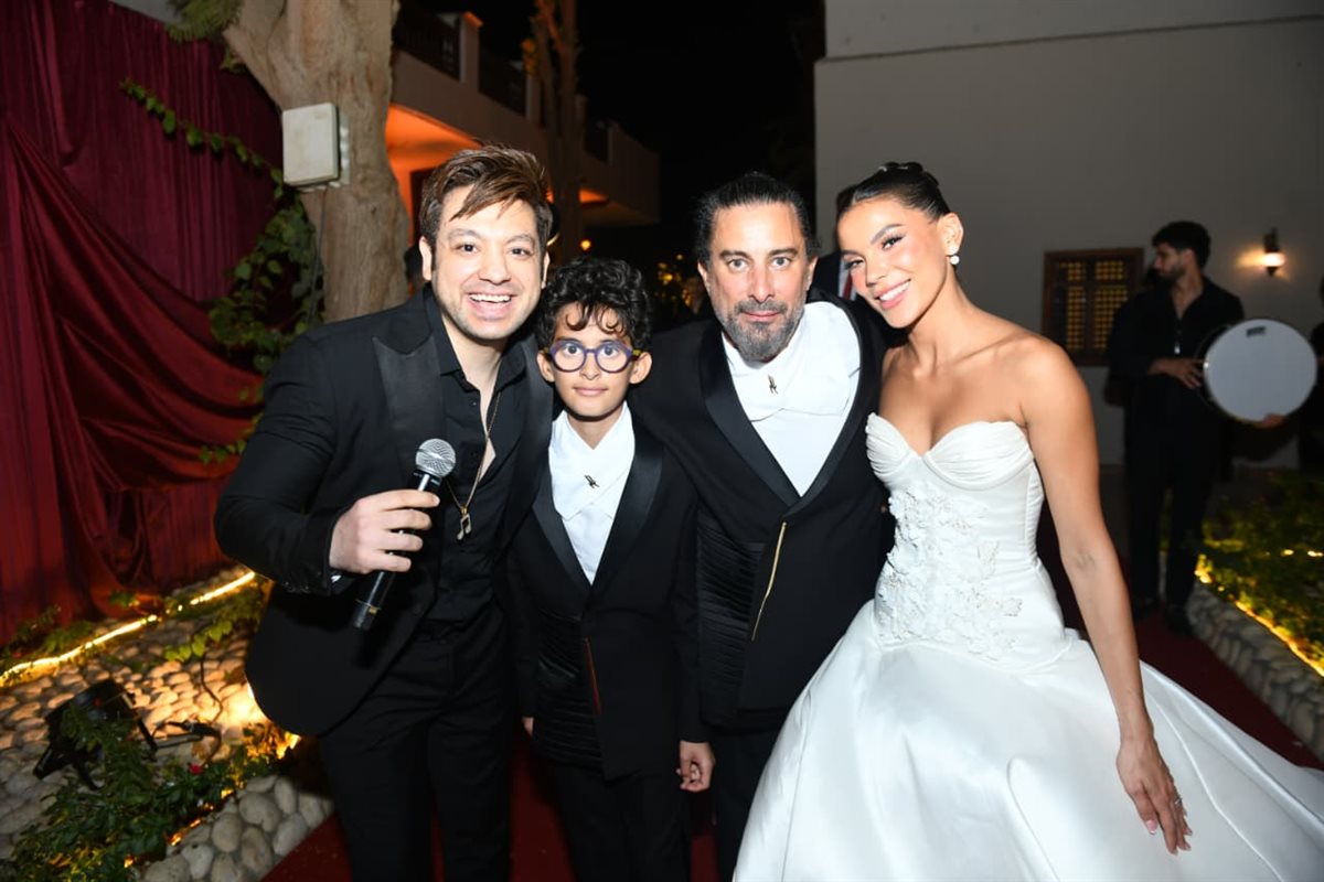 <strong>نجوم الفن في حفل زفاف المخرج هادي الباجوري وهايدي خالد</strong>