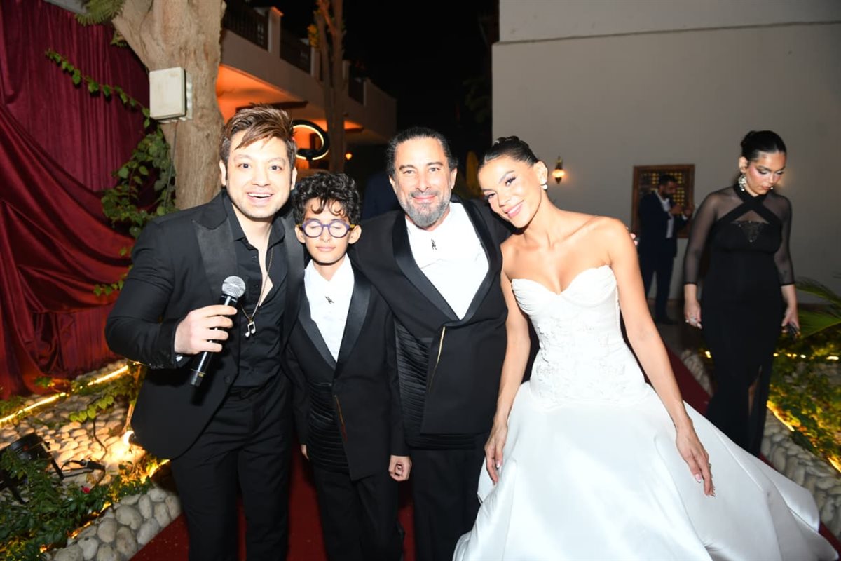 <strong>نجوم الفن في حفل زفاف المخرج هادي الباجوري وهايدي خالد</strong>