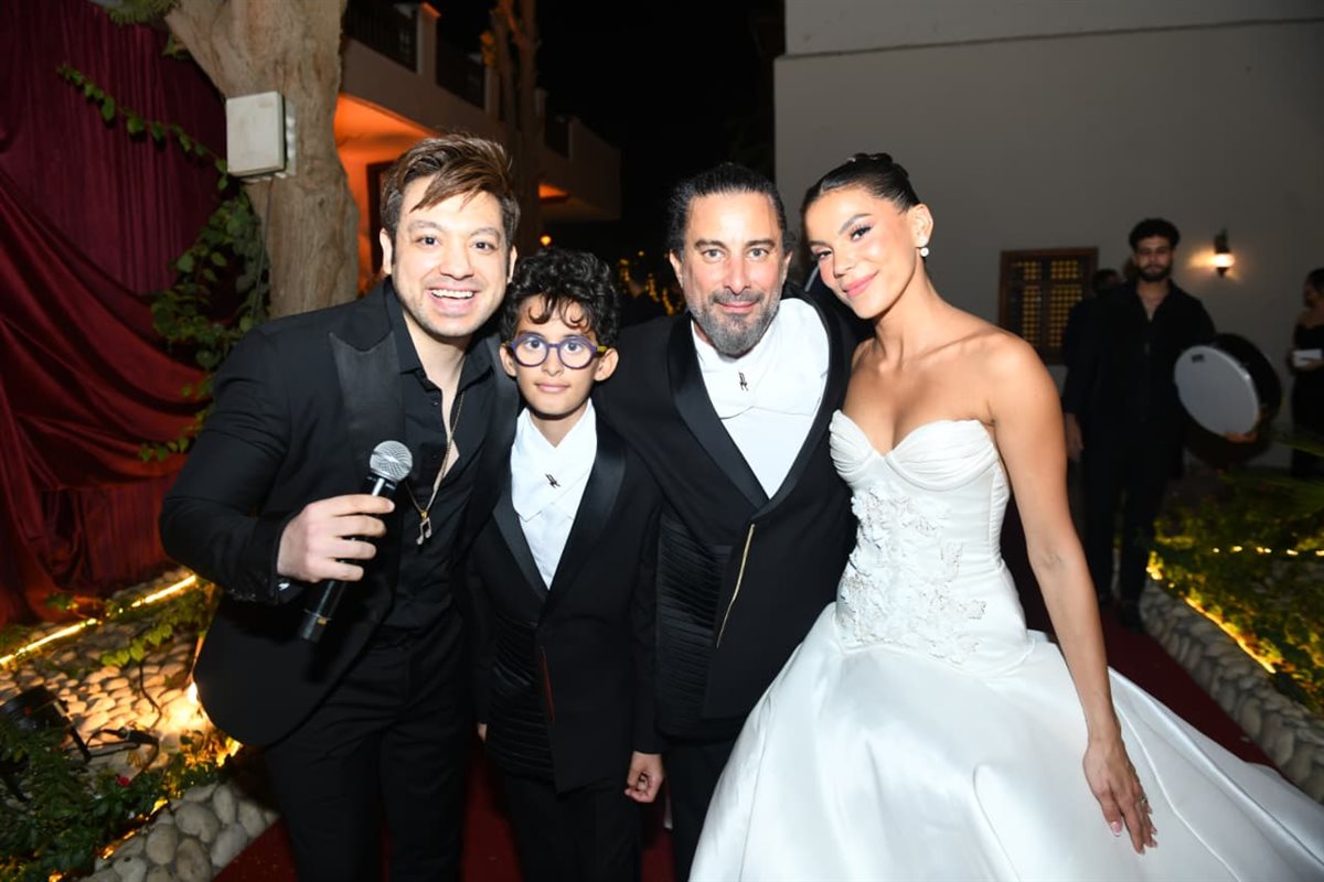 <strong>نجوم الفن في حفل زفاف المخرج هادي الباجوري وهايدي خالد</strong>