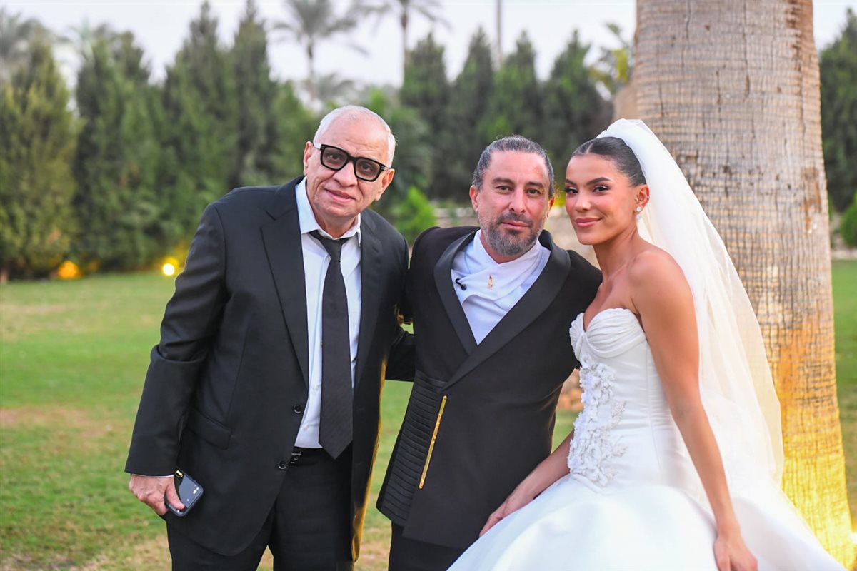 <strong>نجوم الفن في حفل زفاف المخرج هادي الباجوري وهايدي خالد</strong>