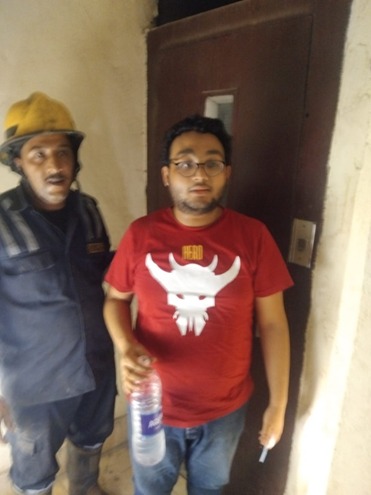 إنقاذ محتجز داخل مصعد عقار بالقاهرة