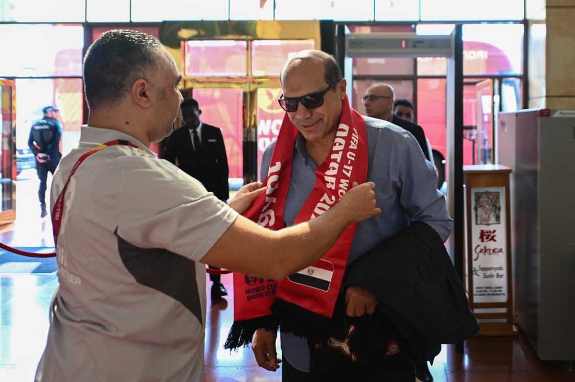 وصول بعثة منتخب الناشئين لمقر إقامتها في قطر (3)