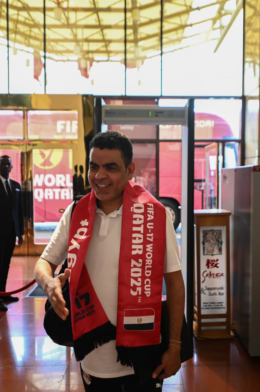 وصول بعثة منتخب الناشئين لمقر إقامتها في قطر (6)