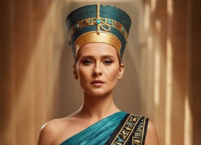 نيللي كريم - صورة بالزي الفرعوني